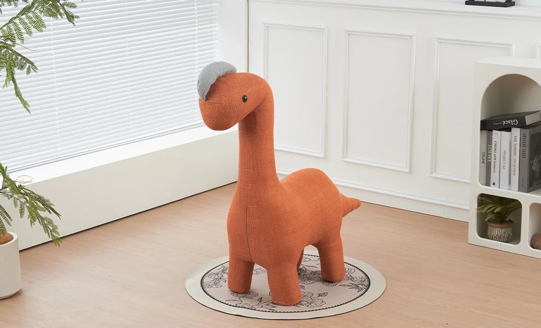 Taburet Dinozaur KJP5301, Portocaliu