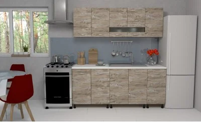 Bucatarie Anita Oak Klondike 2m UK