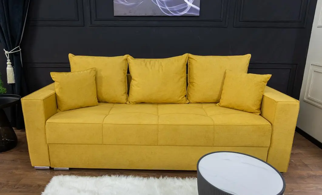 Canapea Extensibilă Claudia Bonell Max, Mustar 4