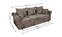 Canapea Extensibilă Elsa Memory Mini, Maro 2