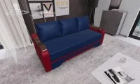 Canapea Extensibila Sally Mini, Albastru/Rosu 3