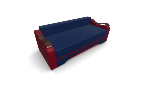 Canapea Extensibila Sally Mini, Albastru/Rosu