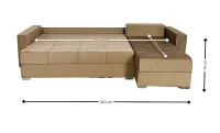 Coltar Extensibil Claudia XXL Maro Deschis 4