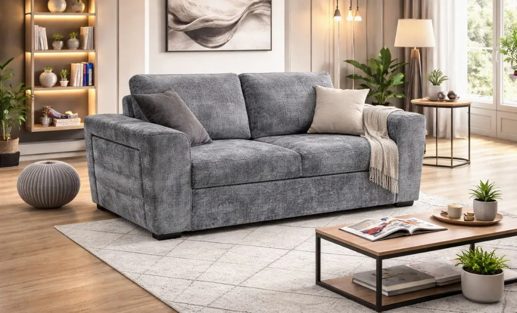 Canapea Extensibilă Cremona 7839A - 95, Gri 8