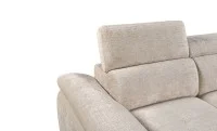 Colțar Extensibil Cremona KF7629 cu Ladă Depozitare, Șezlong Dreapta, Bej 6