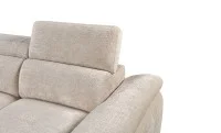 Colțar Extensibil Cremona KF7629 cu Ladă Depozitare, Șezlong Stânga, Bej 6