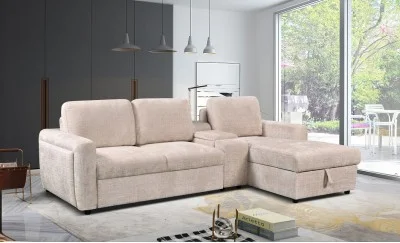 Colțar Extensibil Cremona KF7864-02, Bej Dreapta