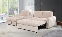 Colțar Extensibil Cremona KF7864-02, Bej Stânga