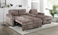 Colțar Extensibil Cremona KF7864-24, Maro Dreapta 1