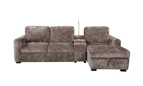Colțar Extensibil Cremona KF7864-24, Maro Dreapta