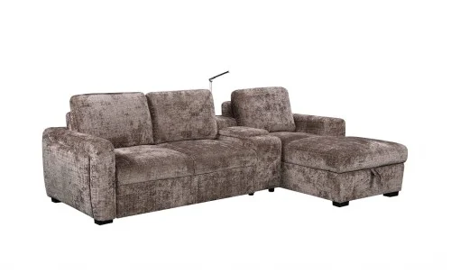 Colțar Extensibil Cremona KF7864-24, Maro Dreapta
