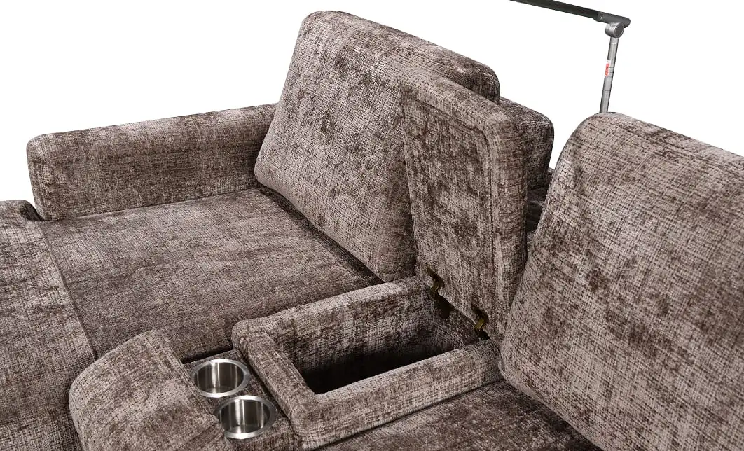 Colțar Extensibil Cremona KF7864-24, Maro Stânga 9