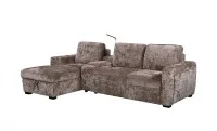 Colțar Extensibil Cremona KF7864-24, Maro Stânga 2
