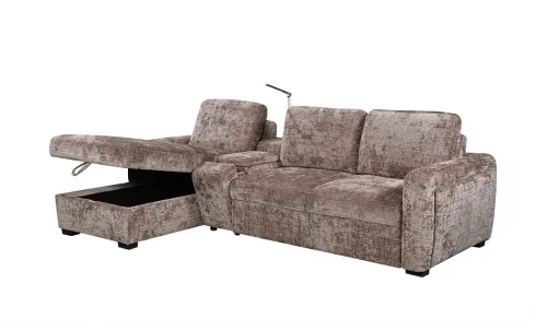 Colțar Extensibil Cremona KF7864-24, Maro Stânga