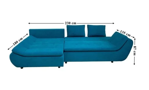 Colțar Extensibil Relax Turcoaz - Vega 25 Stânga