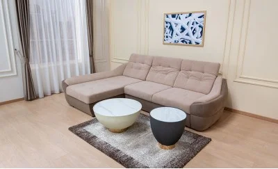 Colțar Extensibil Space Maro-Bej - Vega 05-07 Stânga