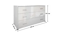 Comoda Bella BL-63-WB