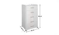 Comoda Bella BL-65-WB