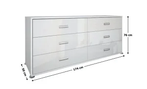 Comoda Bella BL-66-WB