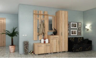 Cuier cu dulap ABC