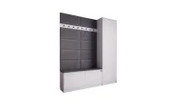 Cuier Hol Klaus III, Alb/Gri Inchis 2
