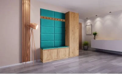 Cuier Hol Klaus III, Kraft/Turquoise