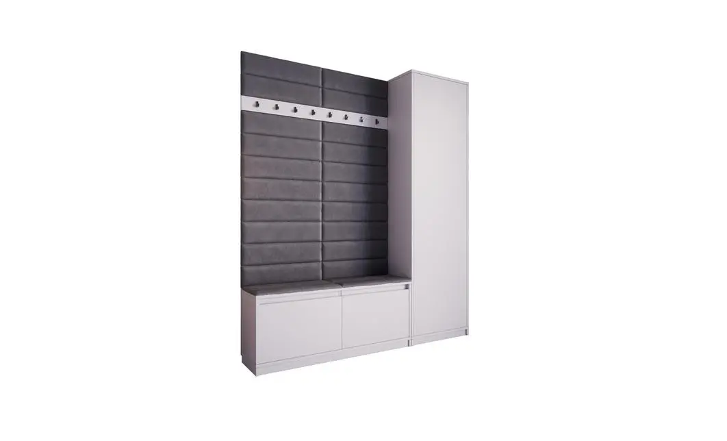 Cuier Hol Klaus V, Alb/Gri Inchis 2