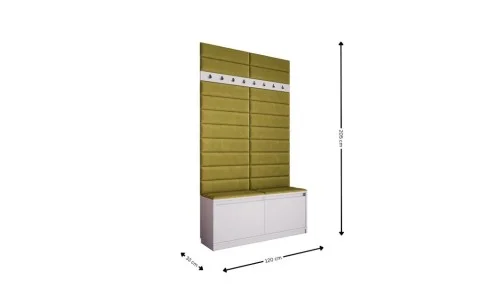 Cuier Hol Klaus VI, Alb/Verde