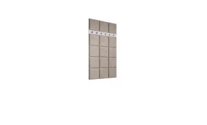 Cuier Hol Klaus VII, Alb/Gri Deschis