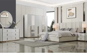 Dormitor Modern 351 Venezia Gold 6 A Dulap cu 6 uși 