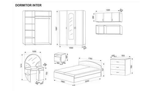 Dormitor Modular Inter Bardolino