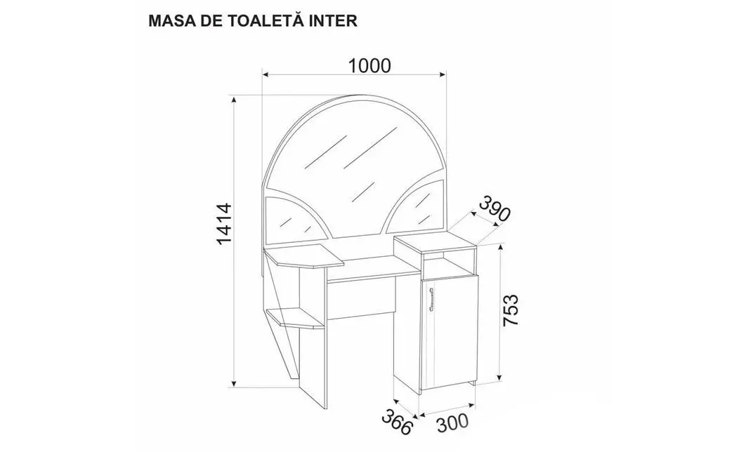 Masuta de toaleta Inter Bardolino 2