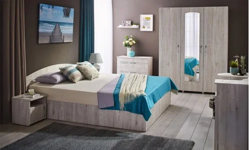 Dormitor Modular Inter Alb-Samoa