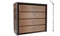 Dormitor Clasic Koen MDF cu Dulap 3 Uși 5
