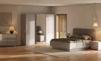 Dormitor Modern Megy cu Dulap 2 Uși