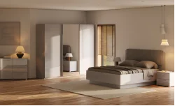 Dormitor Modern Megy cu Dulap 2 Uși
