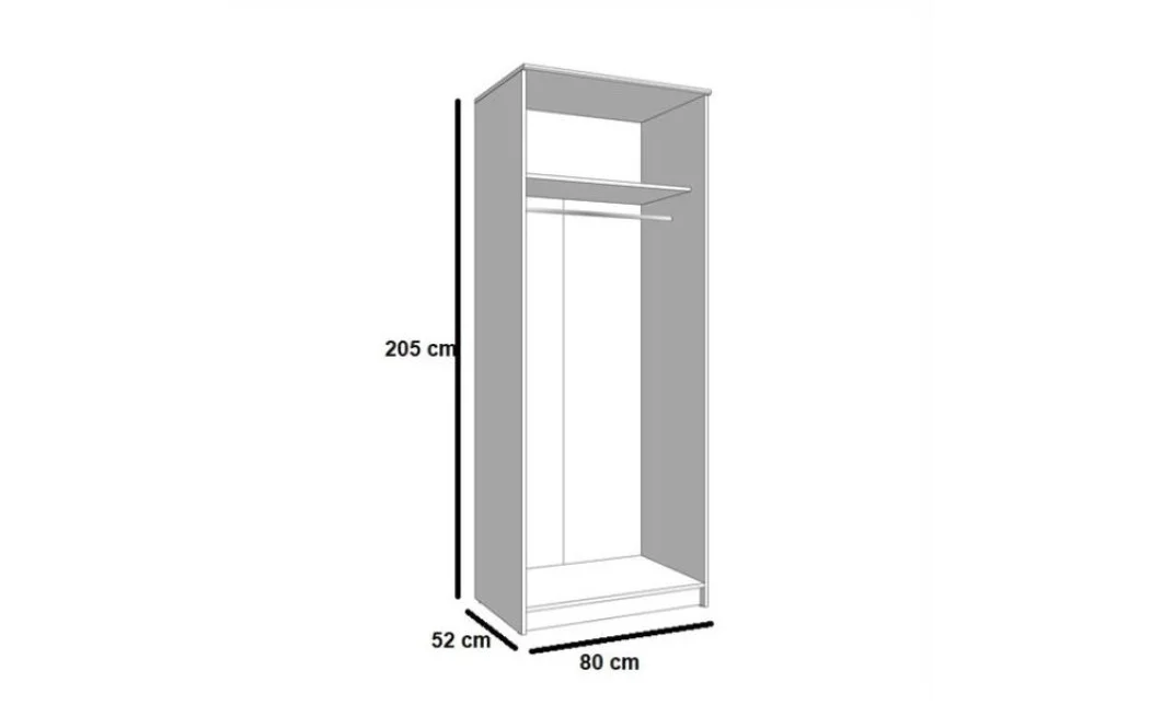 Dulap Standard 2D2S Sonoma 2