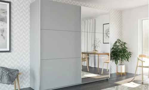 Dulap Vigo Platinum 250 Uși Glisante cu Oglindă