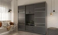 Dulap Universal Grafit, 270 x 220 x 60 cm