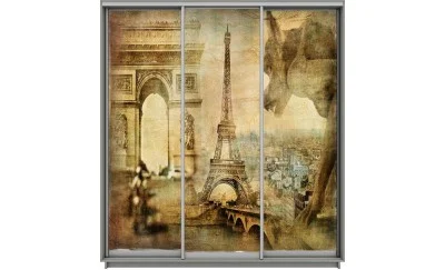 Dulap Print 3 Usi 2577, L190 x H220 x A60
