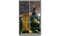 Dulap Print 2 Usi 2343, L100 x H220 x A60