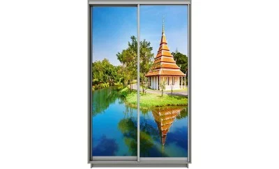 Dulap Print 2 Usi 2522, L100 x H220 x A60