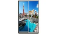 Dulap Print 2 Usi 2539, L100 x H220 x A60