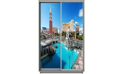 Dulap Print 2 Usi 2539, L100 x H220 x A60