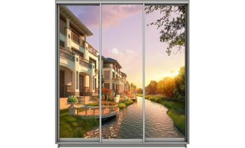 Dulap Print 3 Usi 2559, L190 x H220 x A60