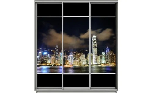 Dulap Print 3 Usi 891, L190 x H220 x A60