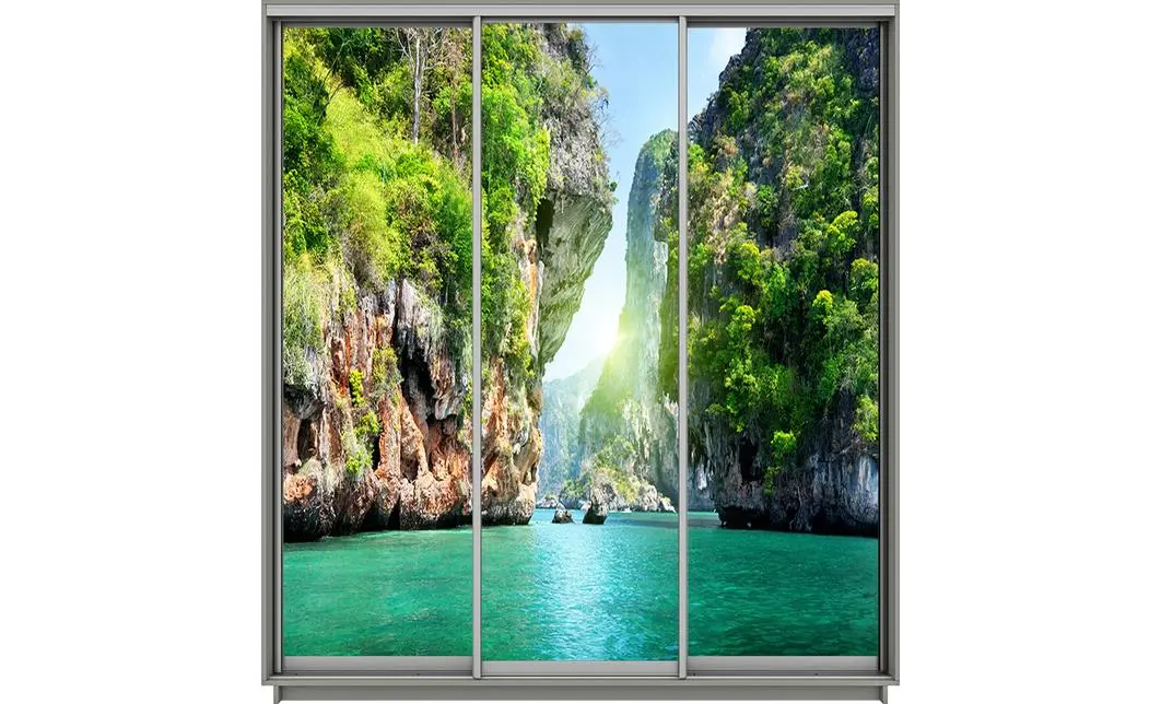 Dulap Print 3 Usi 2433, L190 x H220 x A60