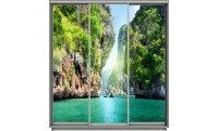 Dulap Print 3 Usi 2433, L190 x H220 x A60