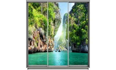Dulap Print 3 Usi 2433, L190 x H220 x A60