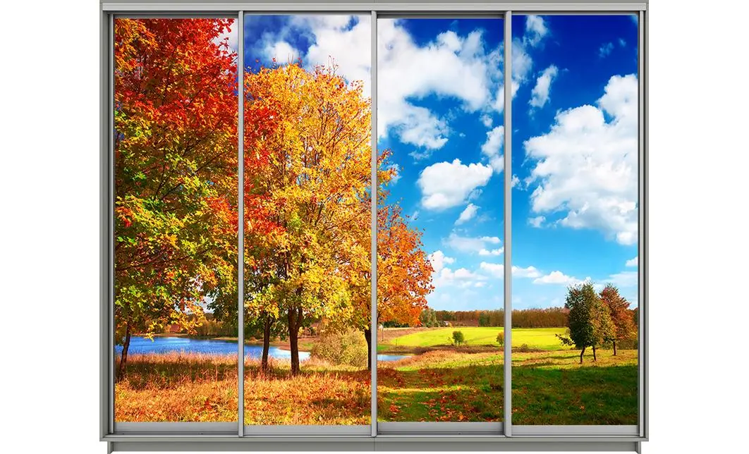 Dulap Print 4 Usi 2292, L280 x H240 x A60